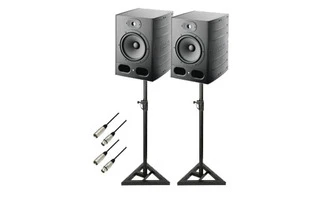 2x Focal Alpha 80 + 2x Soportes monitores + Cable XLR >> XLR 3 metros